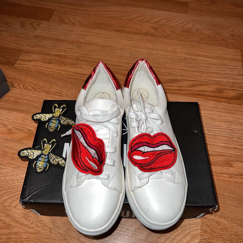 Misguided Sneakers with Lace Add Ons Size 5/38